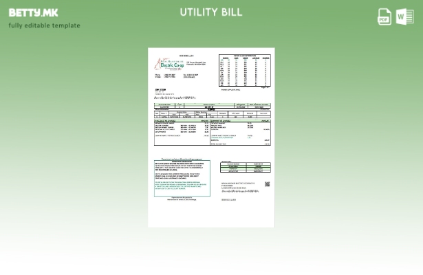 Модерен стил на USA New Hampshire Electric Co op за комунални сметки за електрич